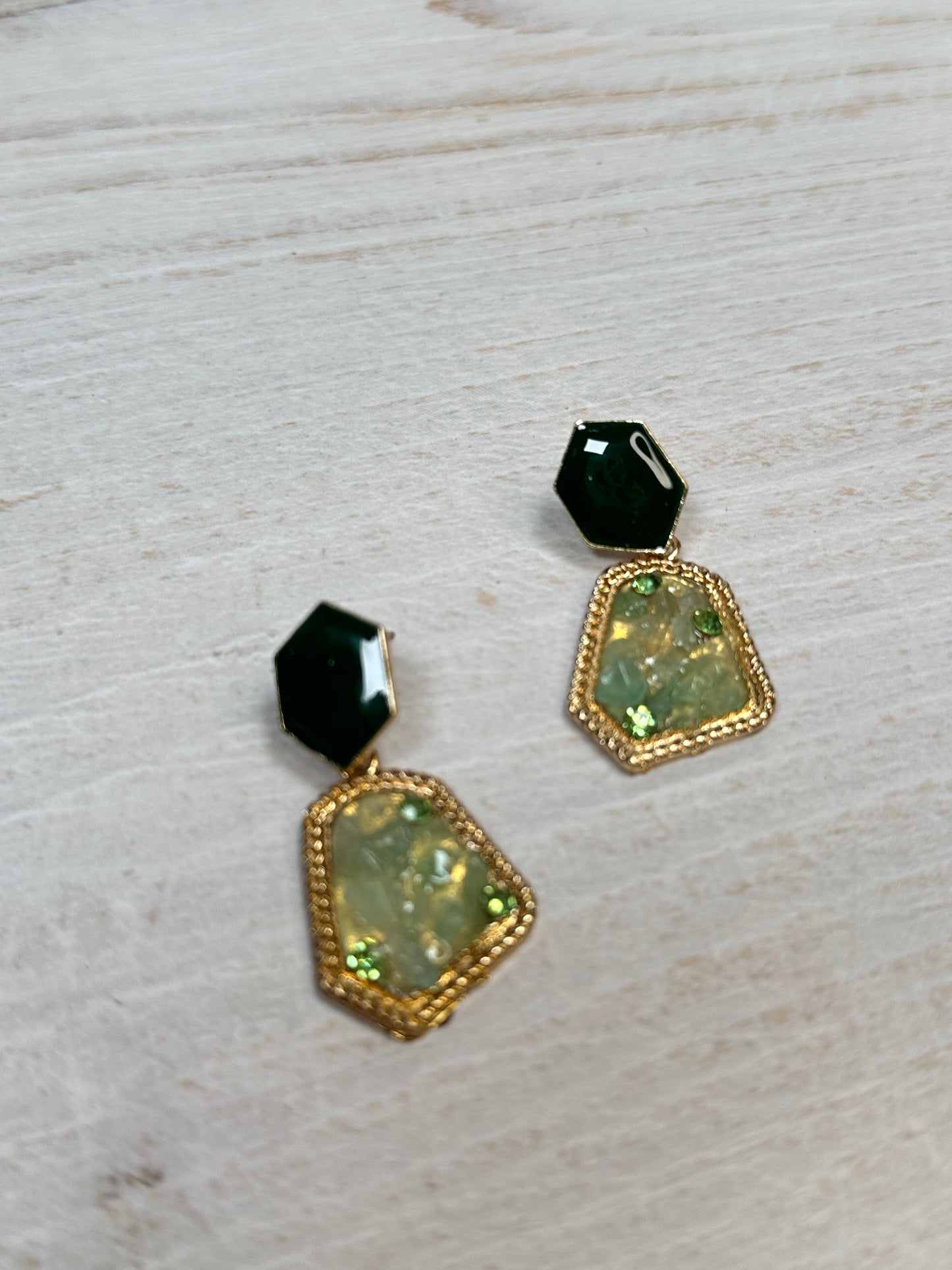 Fashion Earring, Green