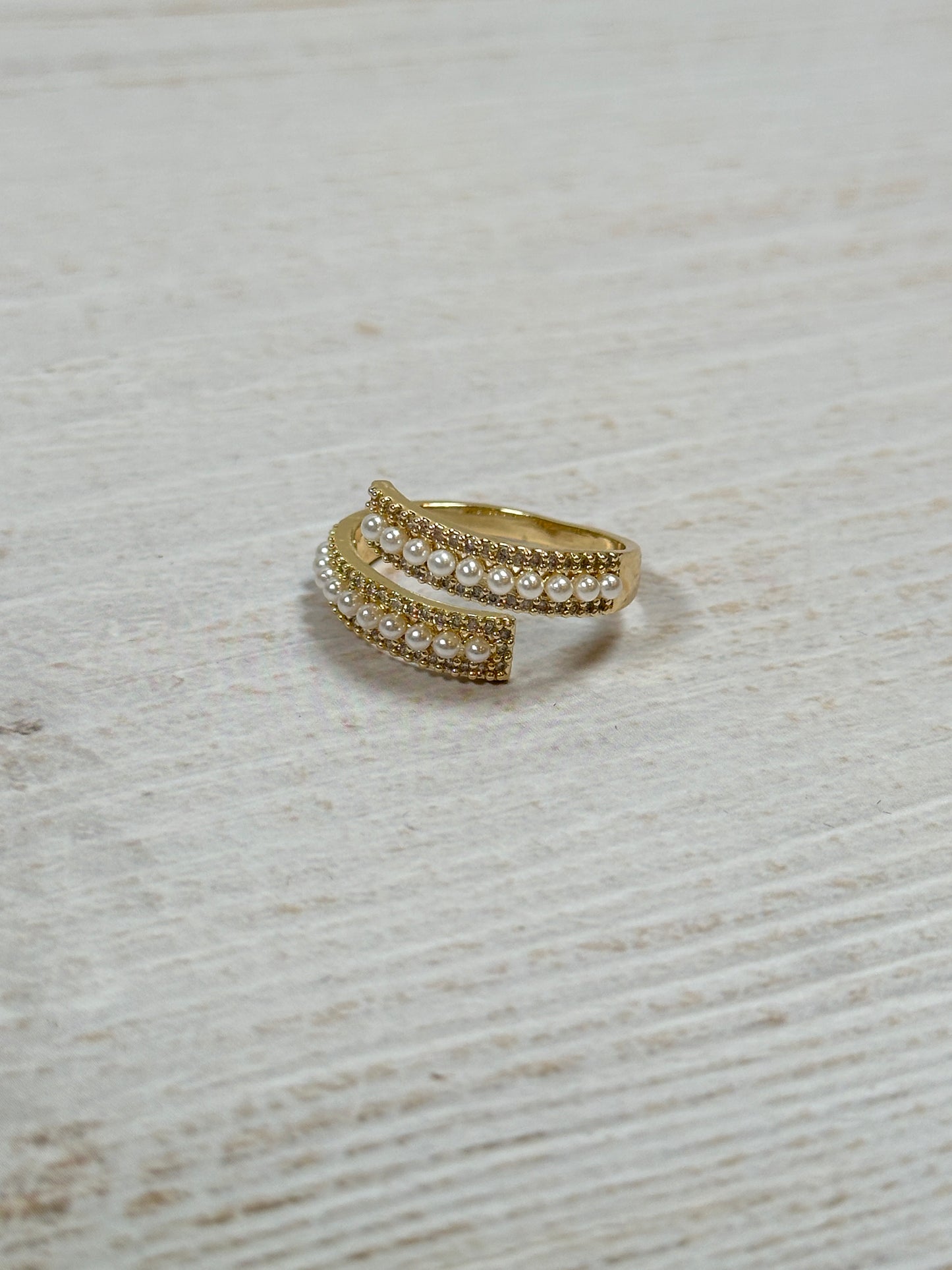 Quality Pearl Adjustable Ring