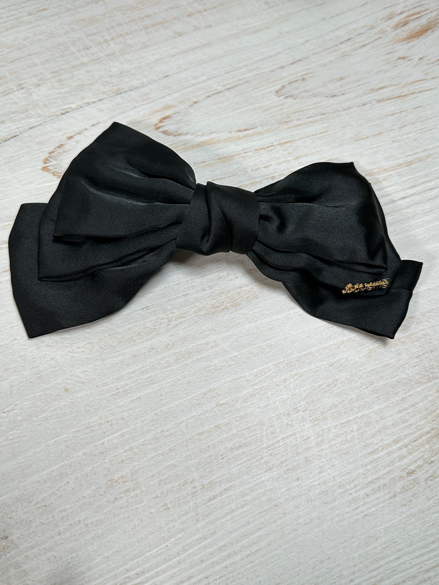 Satin Bow Clip Large