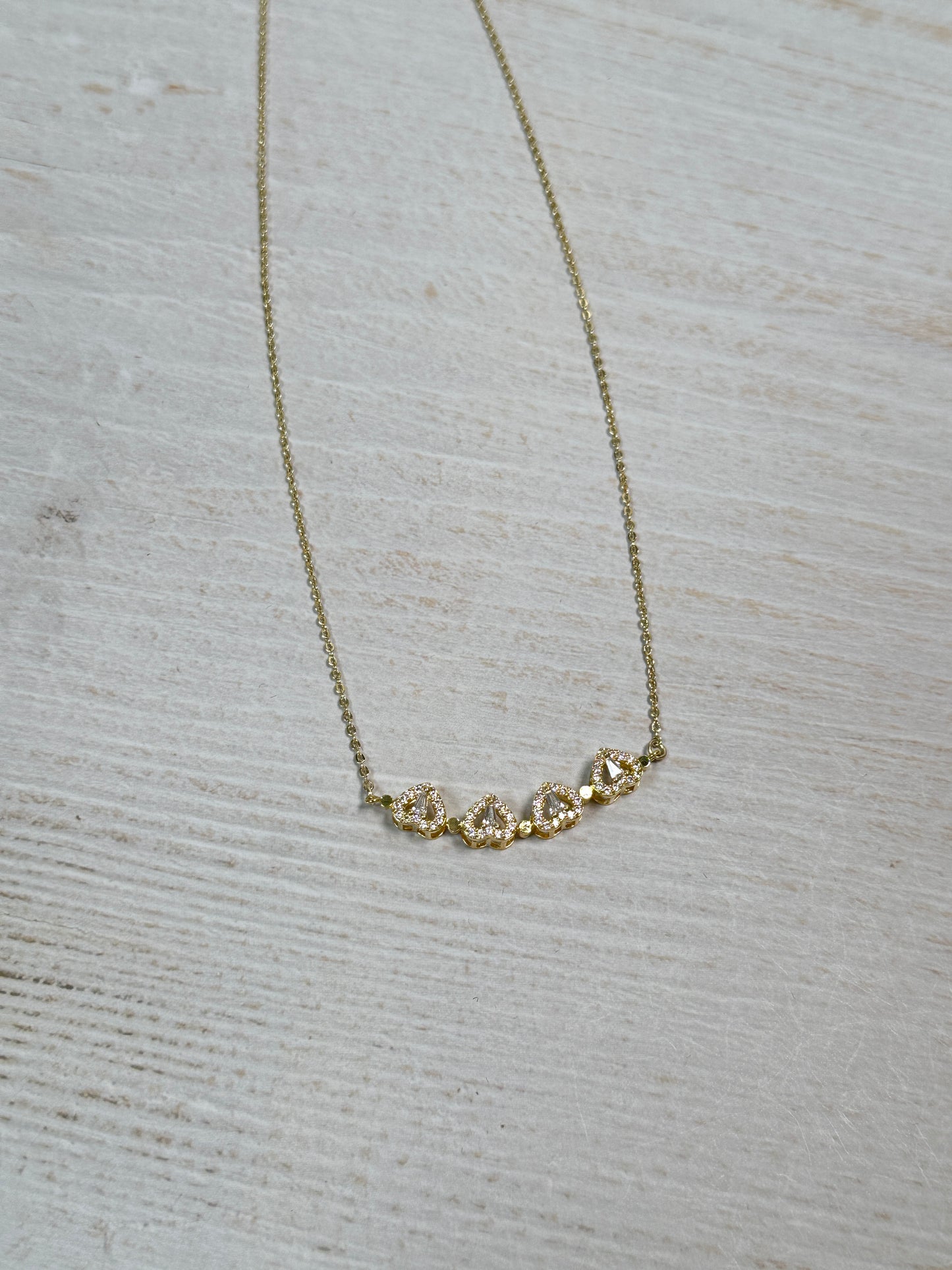 Women Vintage Lucky Four Leaf Clover Necklace Pendant