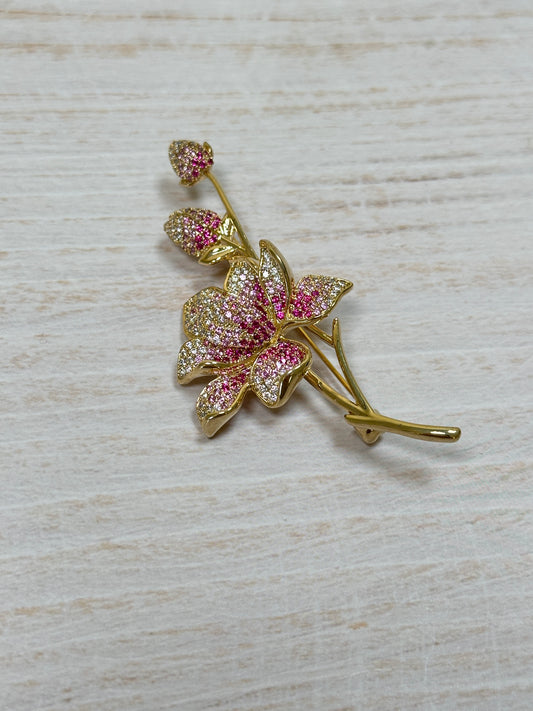 Lotus Flower Brooch