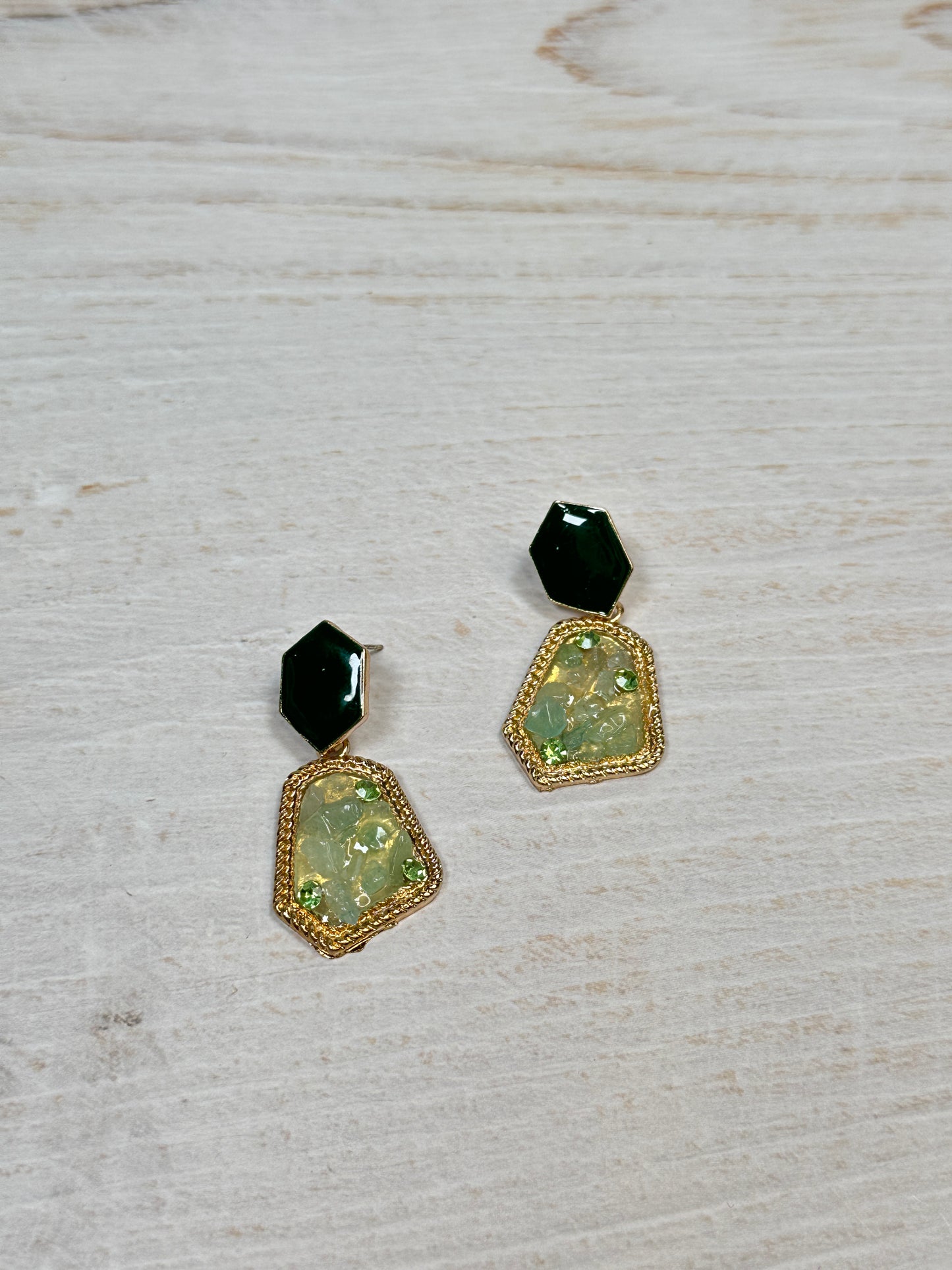Fashion Earring, Green