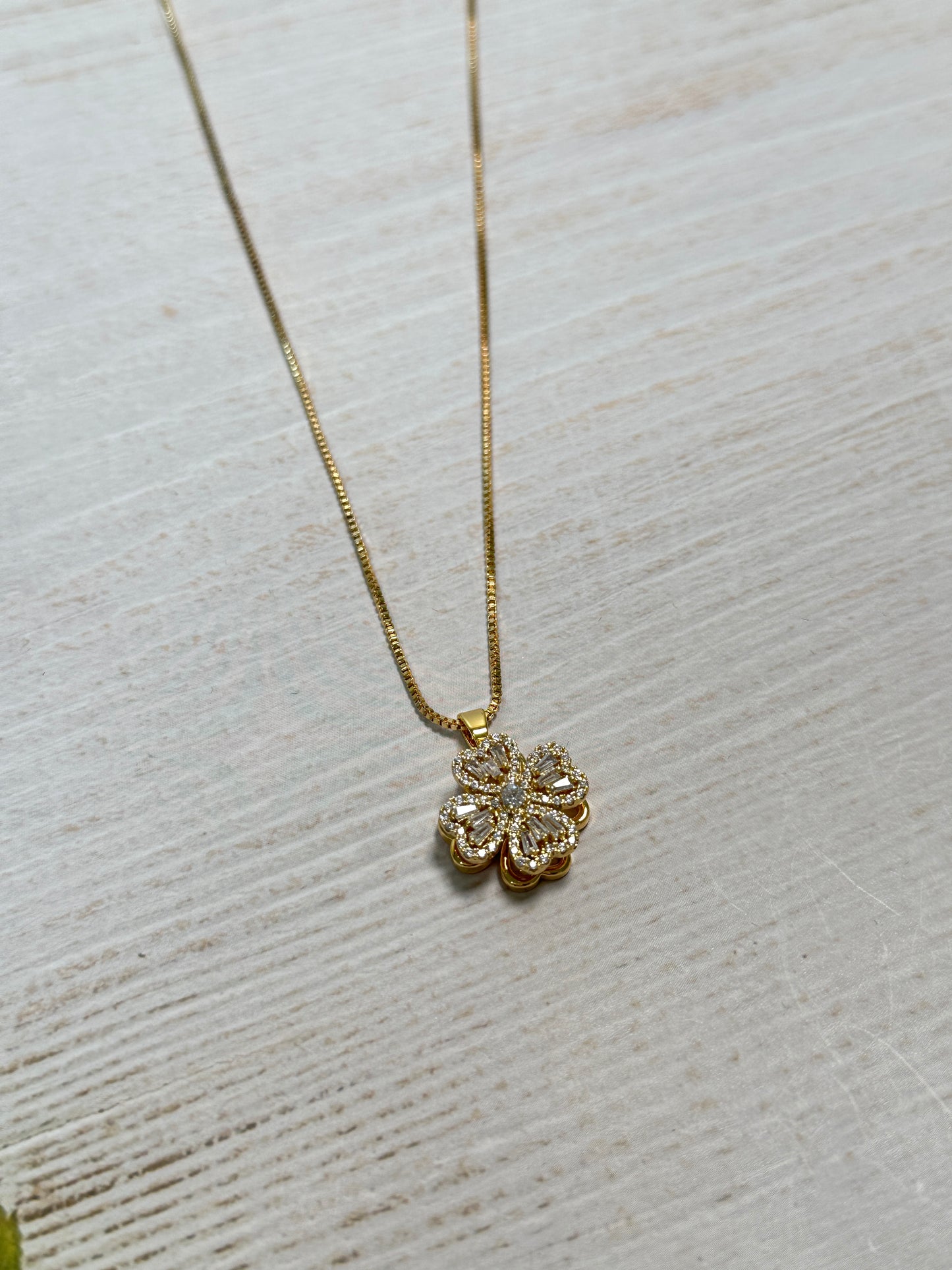 Trendy Flower Necklace Pendant