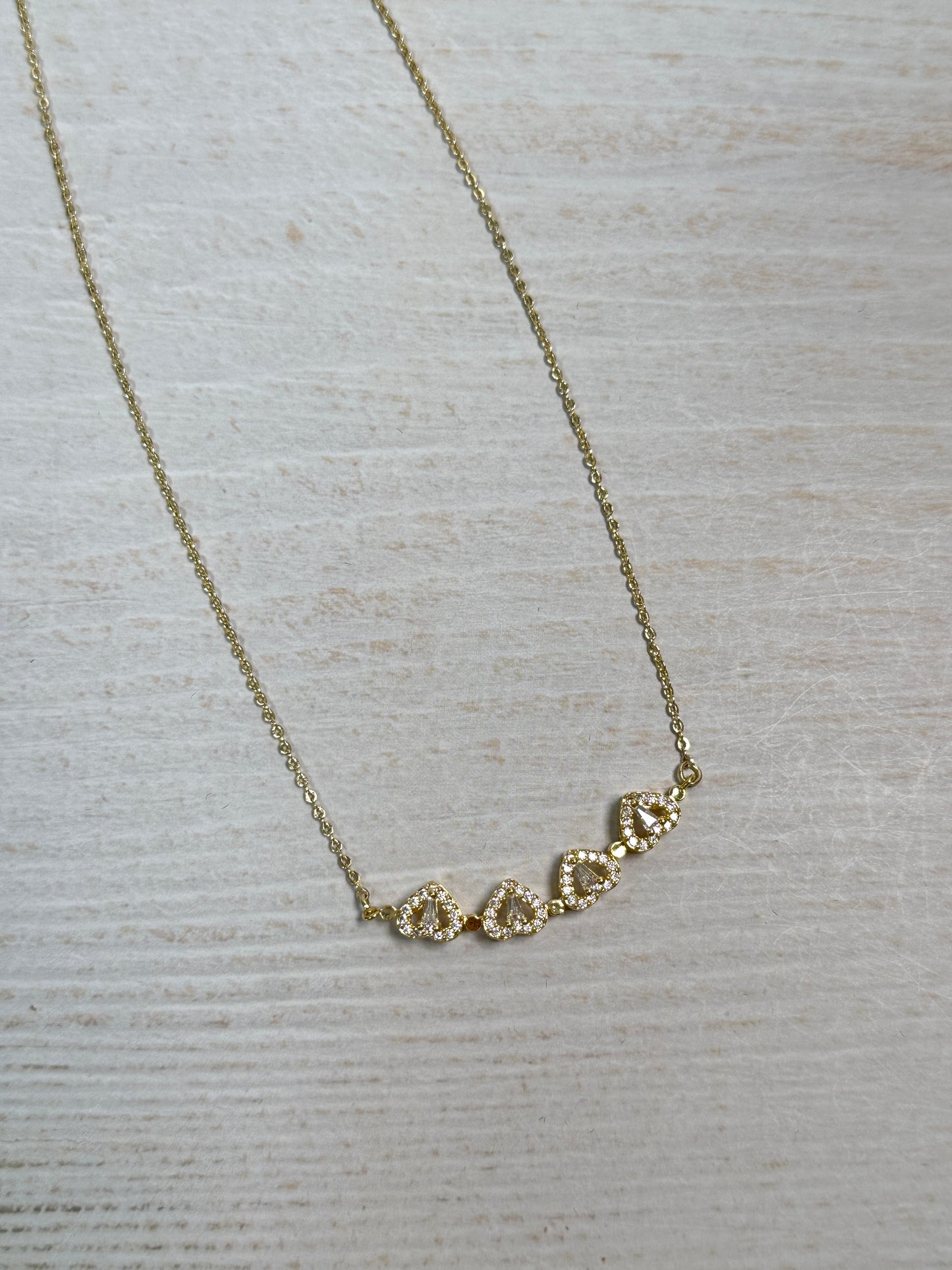 Women Vintage Lucky Four Leaf Clover Necklace Pendant