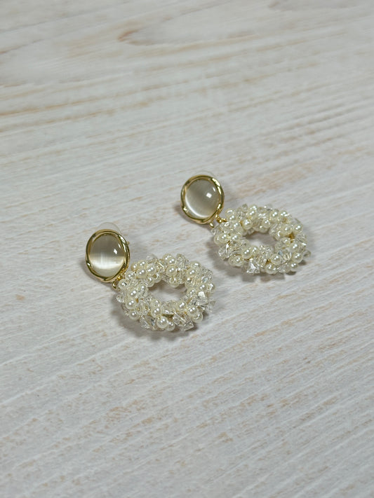 Crystal Loop Earring