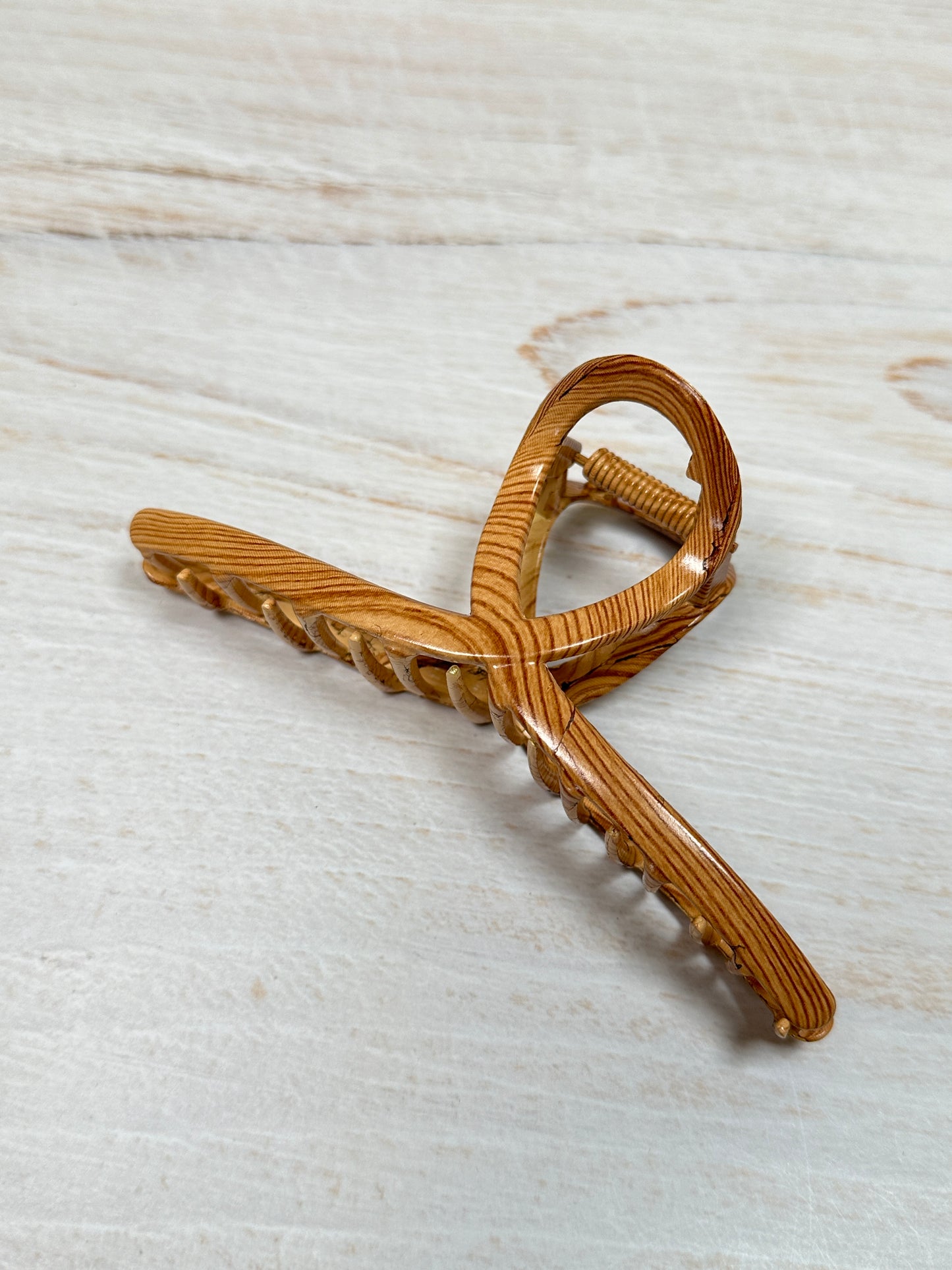 Simple Wood Hair Claw