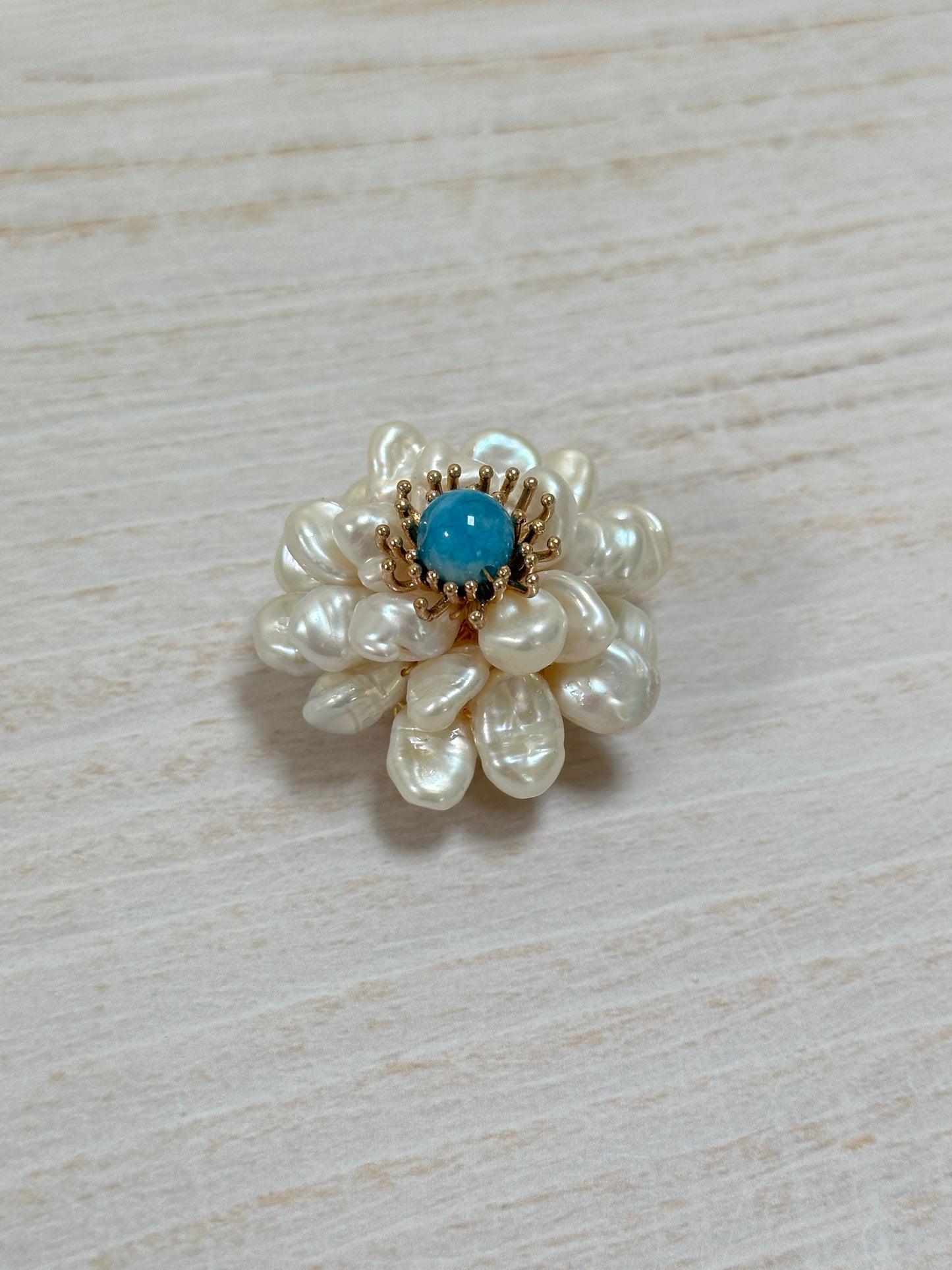 Pearl Flower Brooch