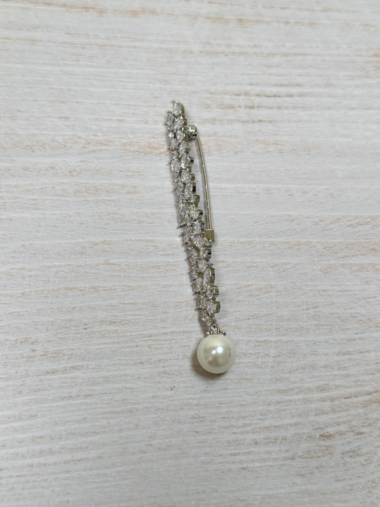 Cubic Zirconia Brooch