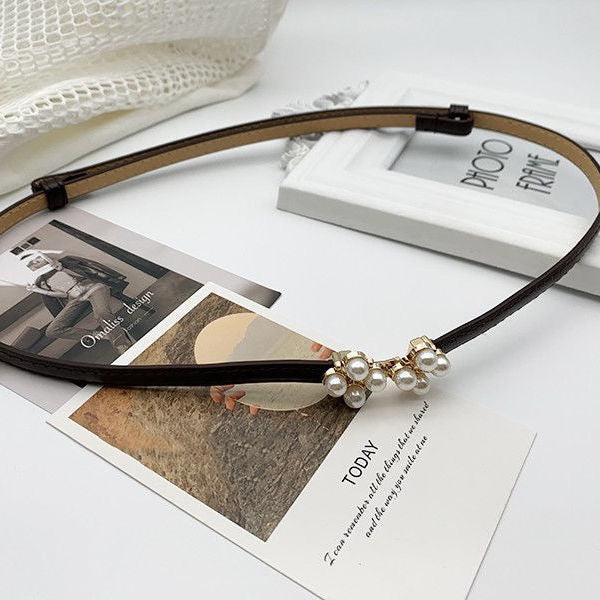 Women Skinny Waist Decor Belt, More Colors