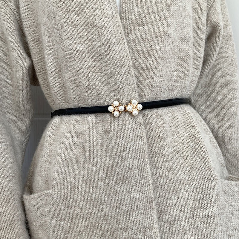 Women Skinny Waist Decor Belt, More Colors
