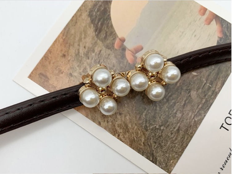 Women Skinny Waist Decor Belt, More Colors