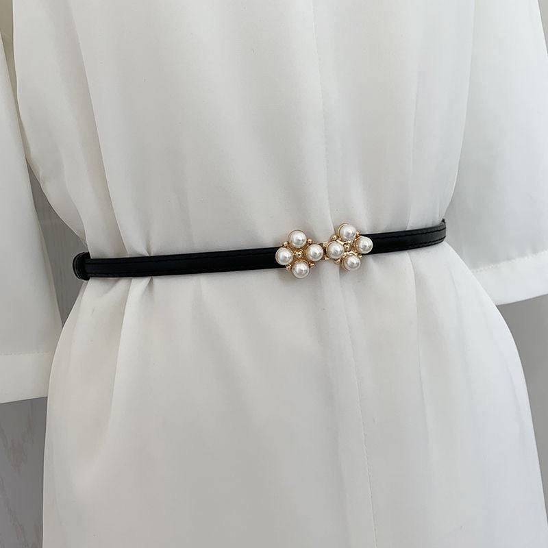 Women Skinny Waist Decor Belt, More Colors