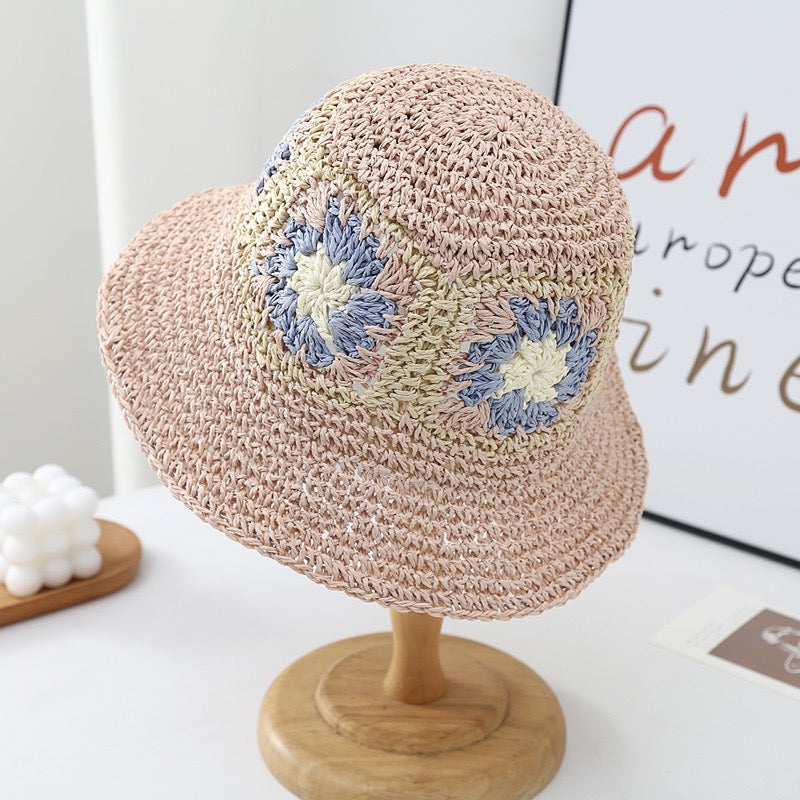 Women Thick Straw Bucket Hat, More Colors