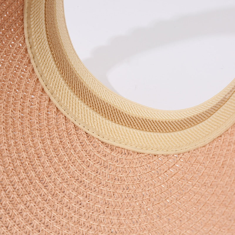 Elegant Pearl Visor Hat, More Colors