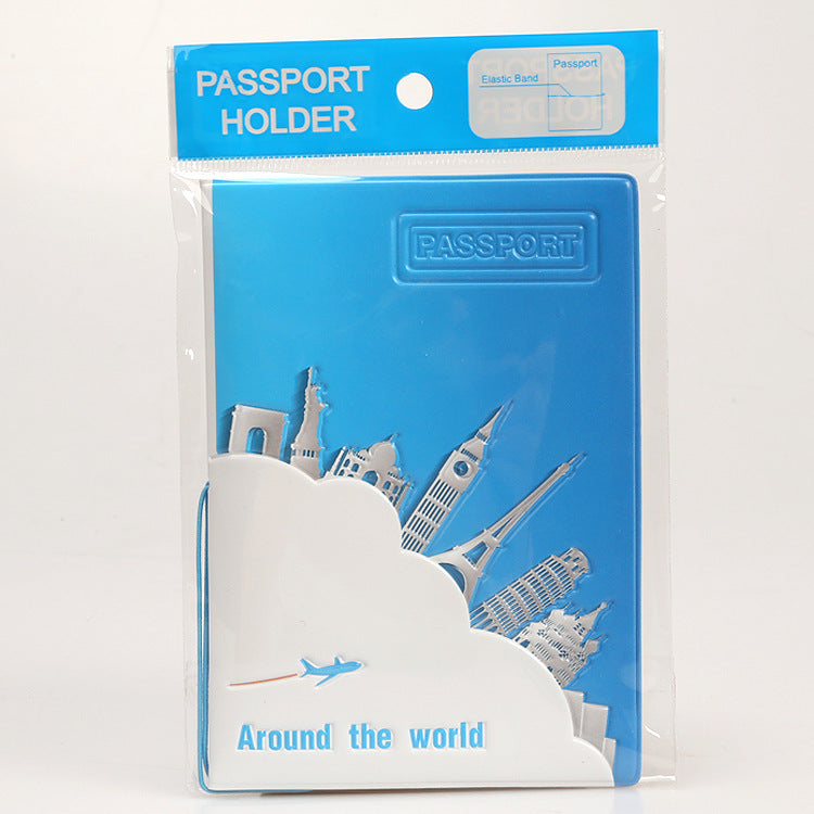 Travel Passport Cover, Blue
