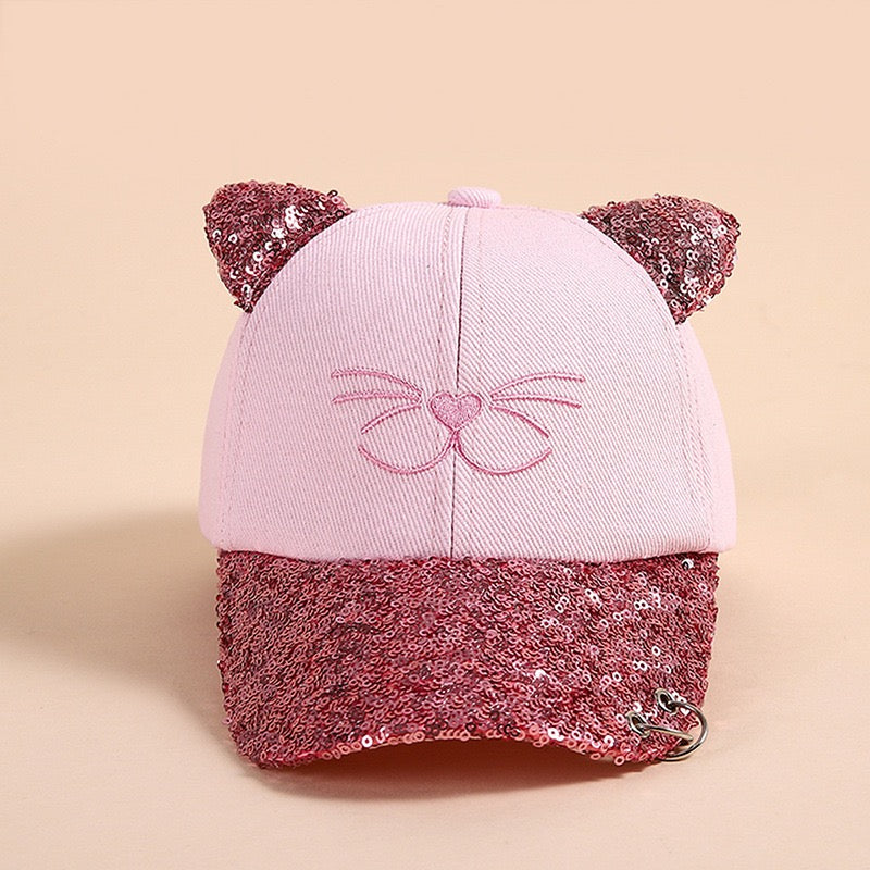Kids Cute Shimmering Baseball Cap, More Styles