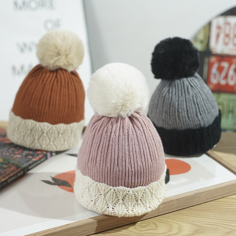 Winter Warm Knit Hat, Two Colors