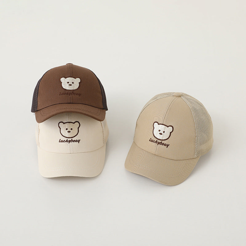 Kids Bear Baseball Cap, More Colors