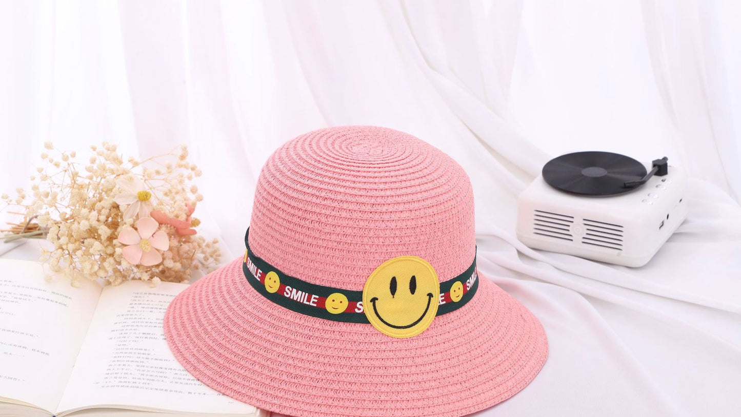 Cute Smile Face Hat For Kids, More Colors