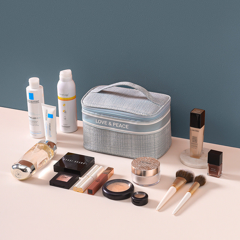 Travel Cosmetic Bag, Blue