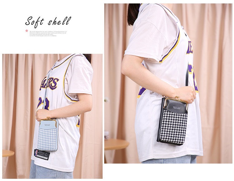 Women Crossbody Phone Bag, Blue