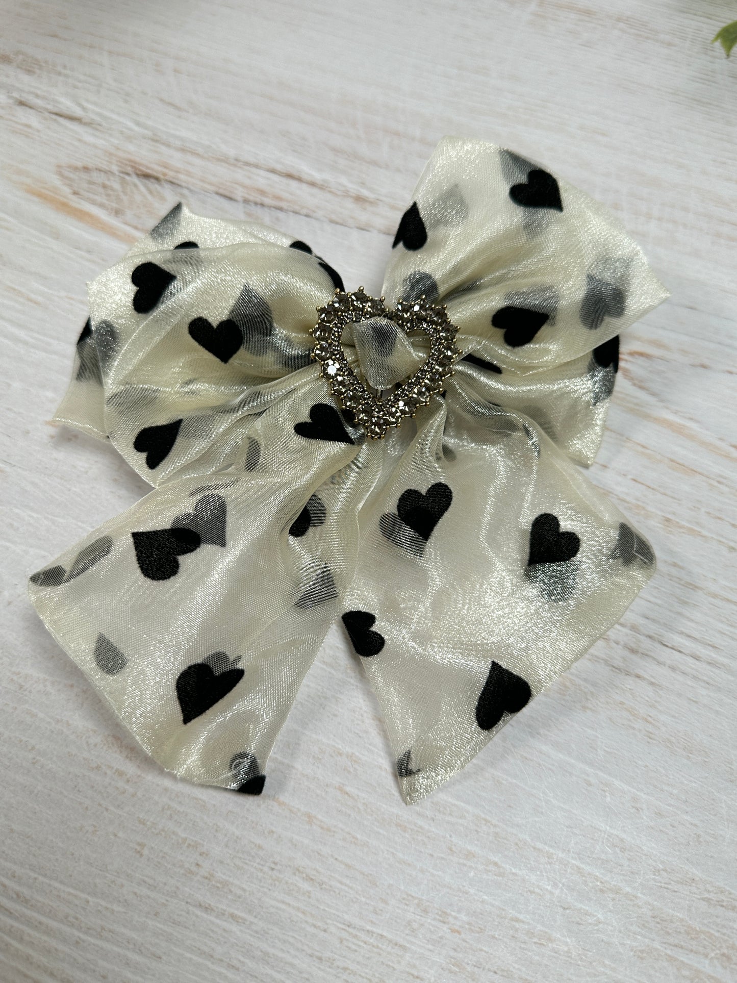 Heart Bow Clip, More Colors