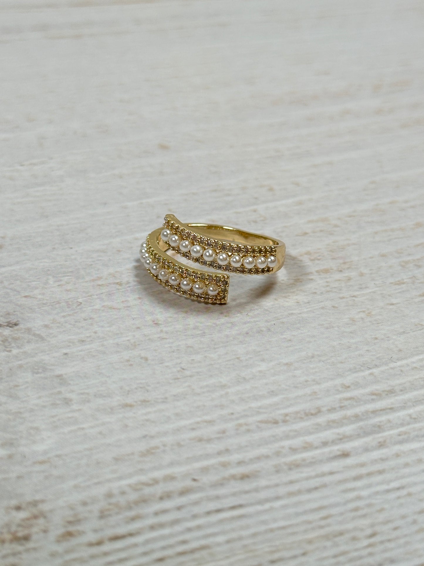 Quality Pearl Adjustable Ring