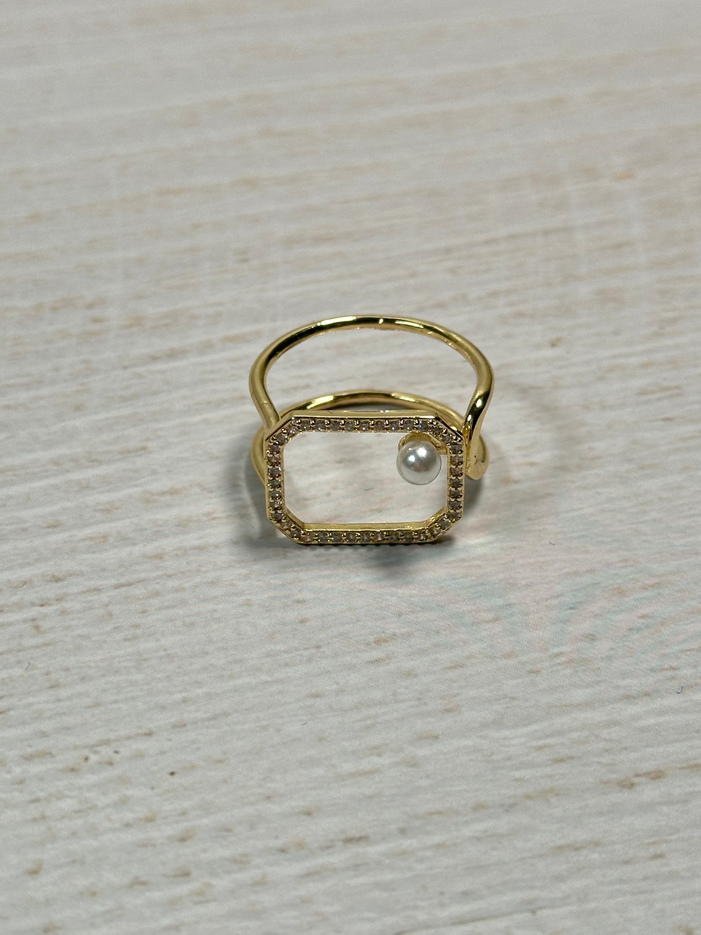 Stylish Adjustable Ring Geometry Shape