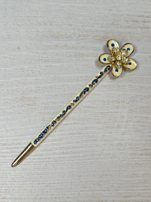 Metal Flower Hair Stick