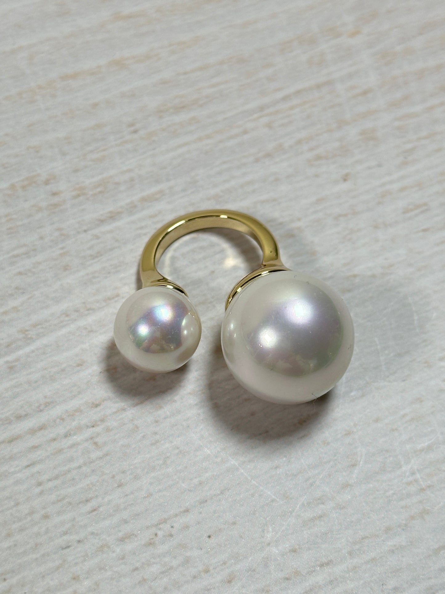 Fashion Pearl Adjustable Ring