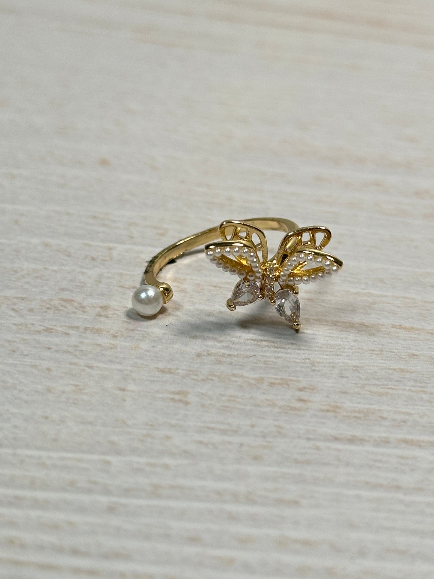 Butterfly Adjustable Ring