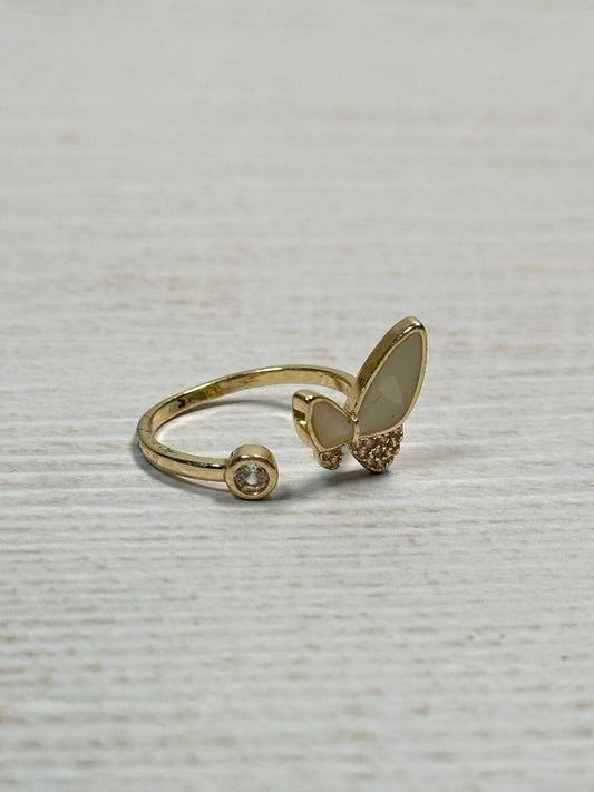 Cute Butterfly Open Ring