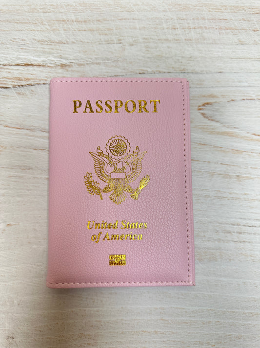 Passport Cover, Pink