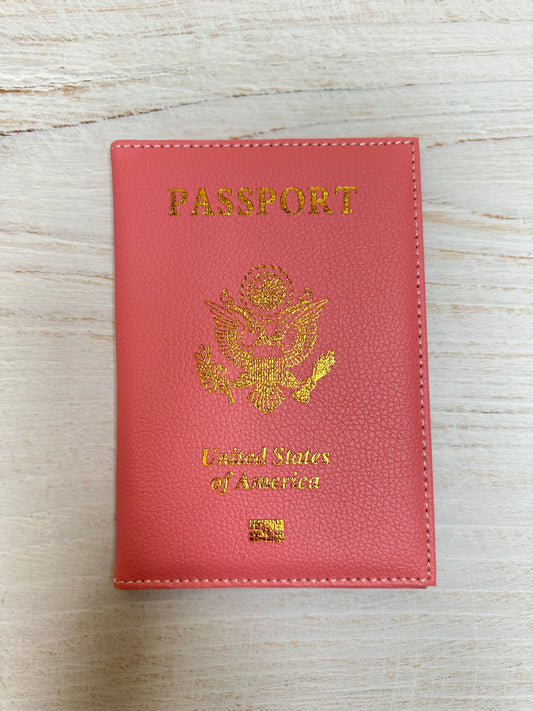 Passport Cover, Blush Pink