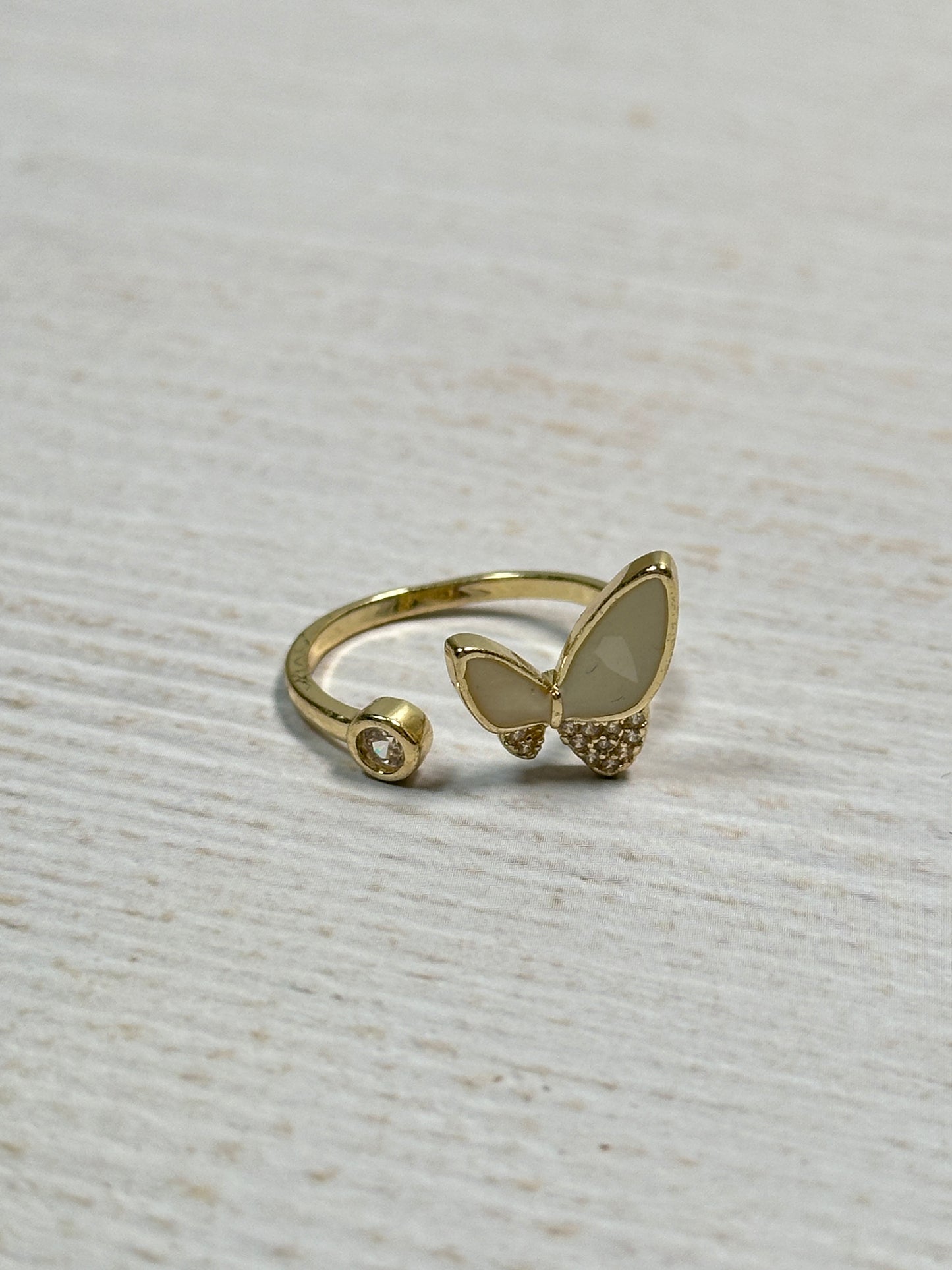 Cute Butterfly Open Ring