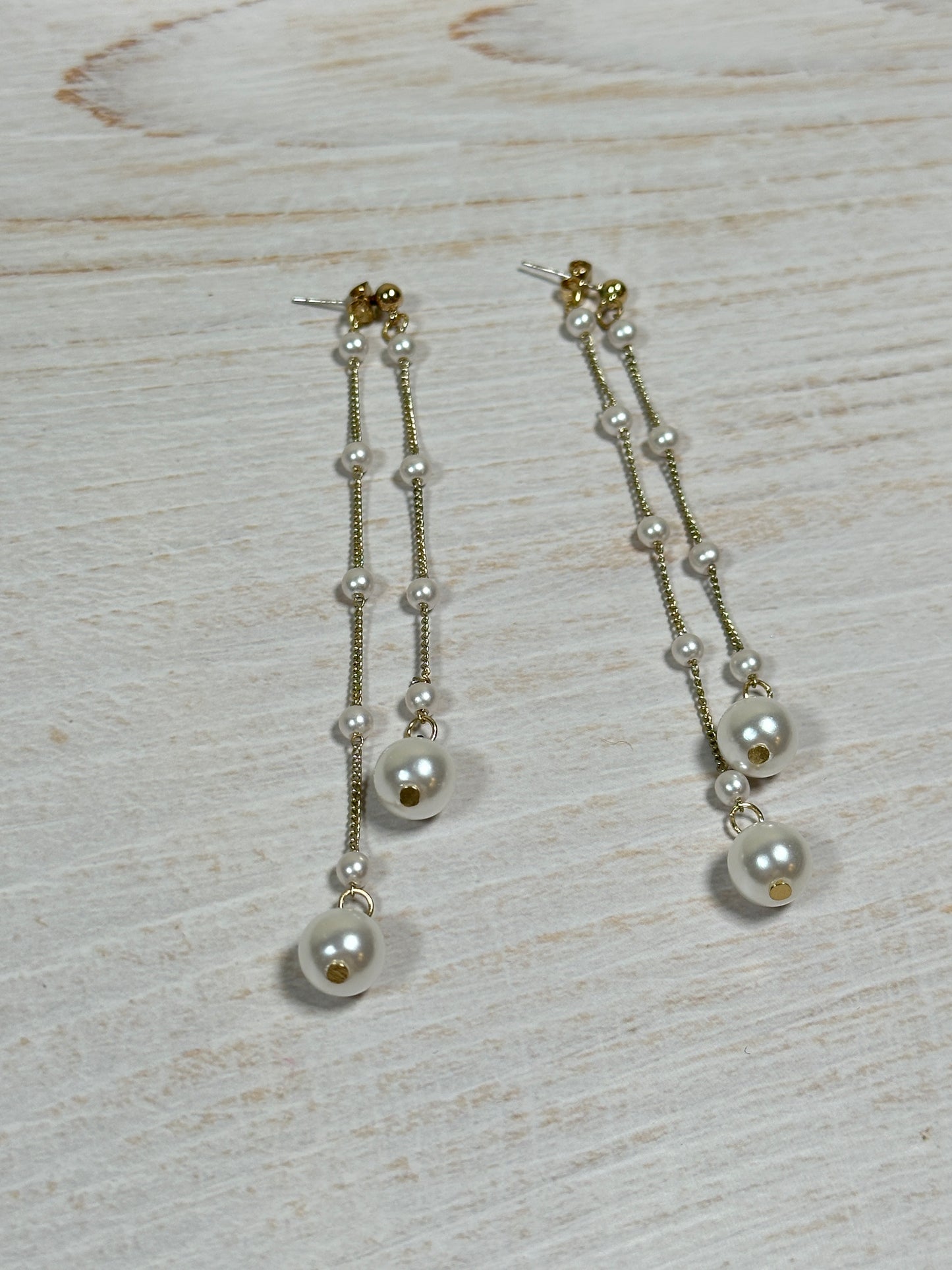 Fashion Pearl Tassel Earring