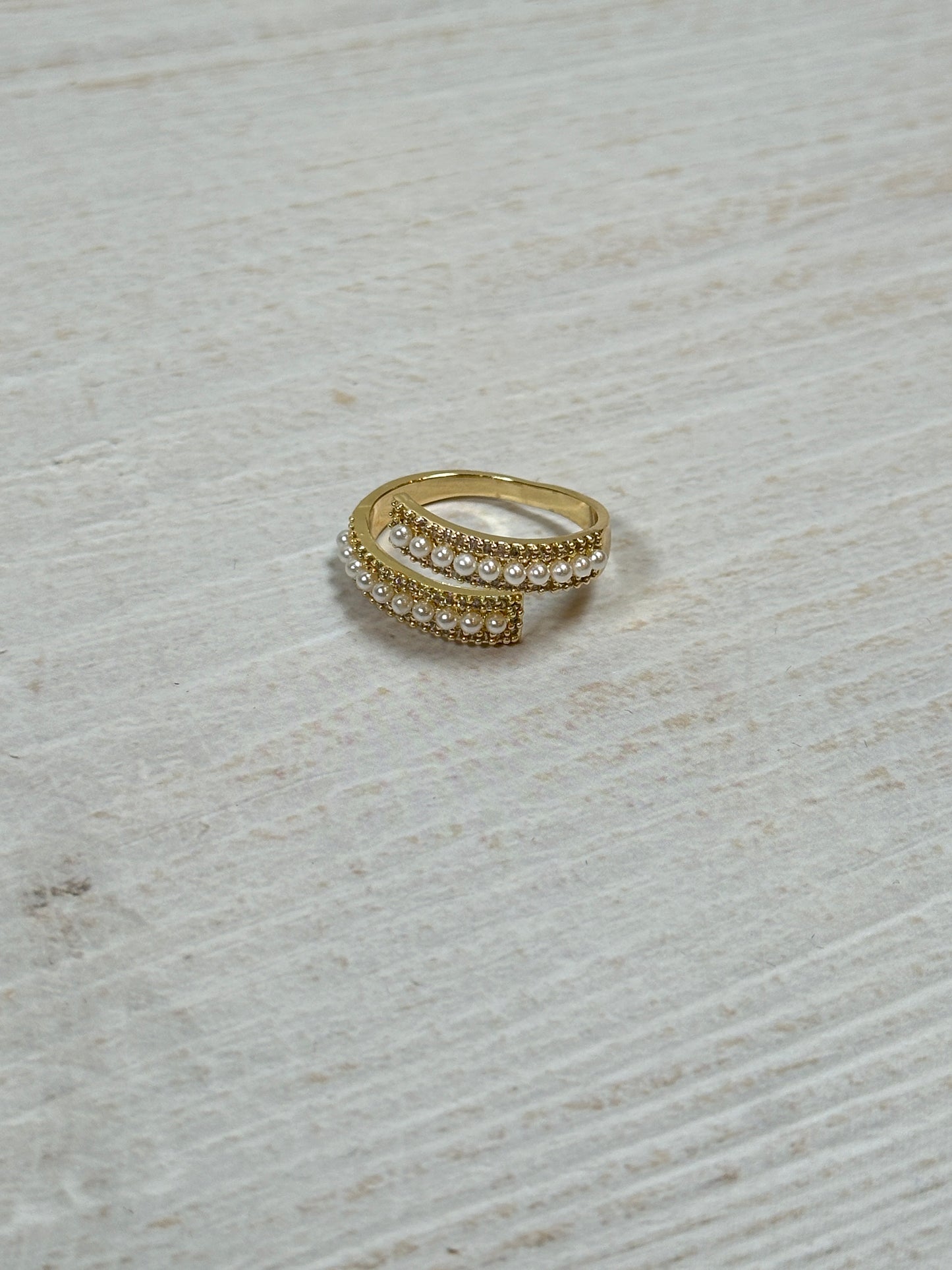 Quality Pearl Adjustable Ring