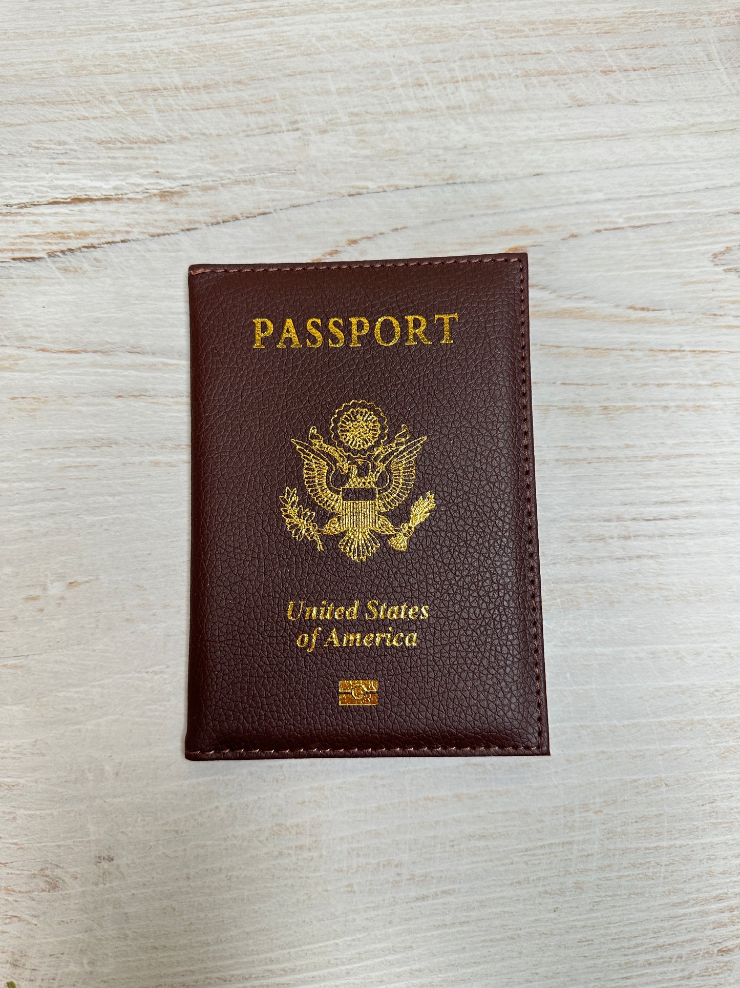 Passport Cover, Brown