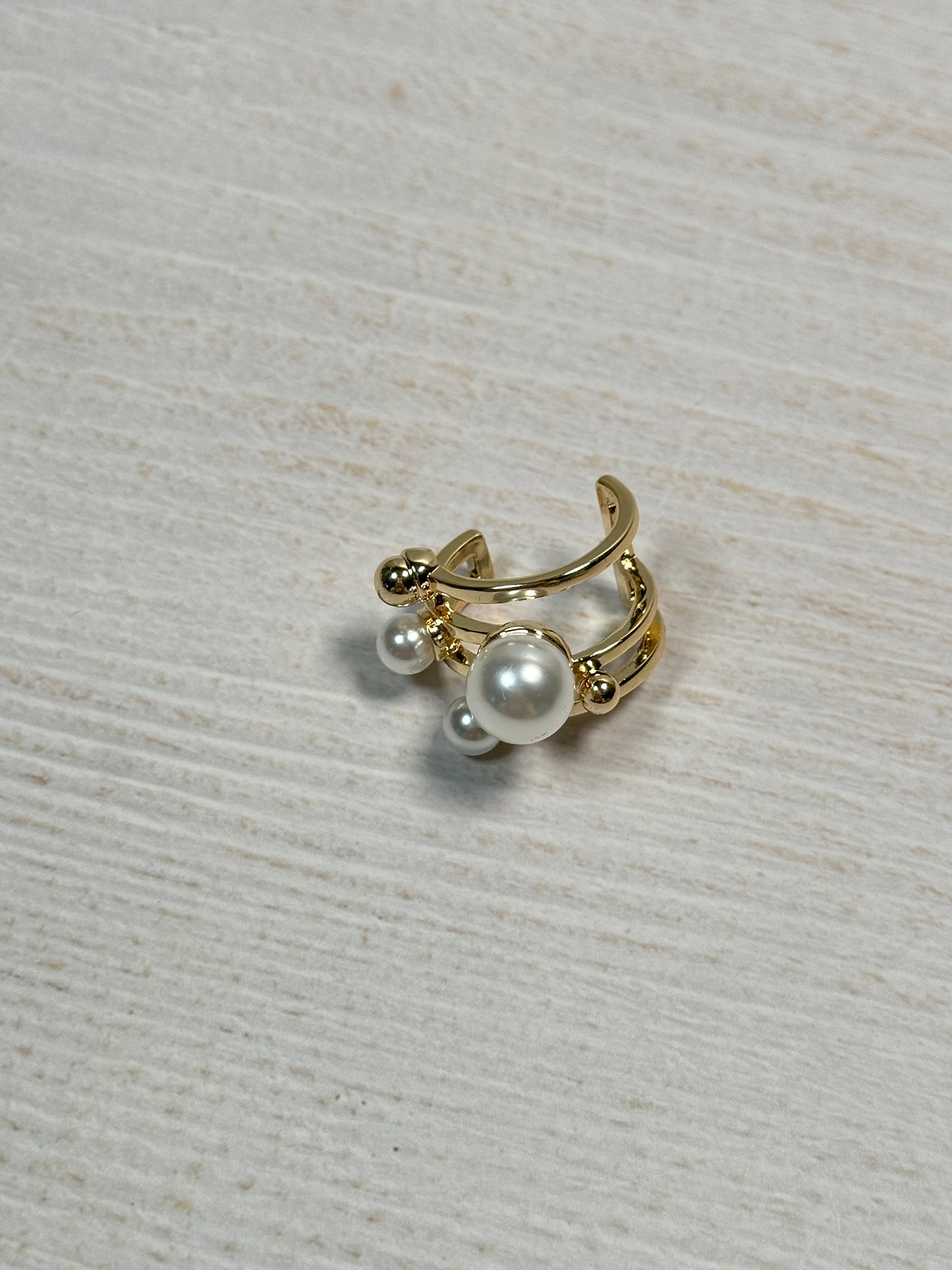 Chic Pearl Adjustable Ring