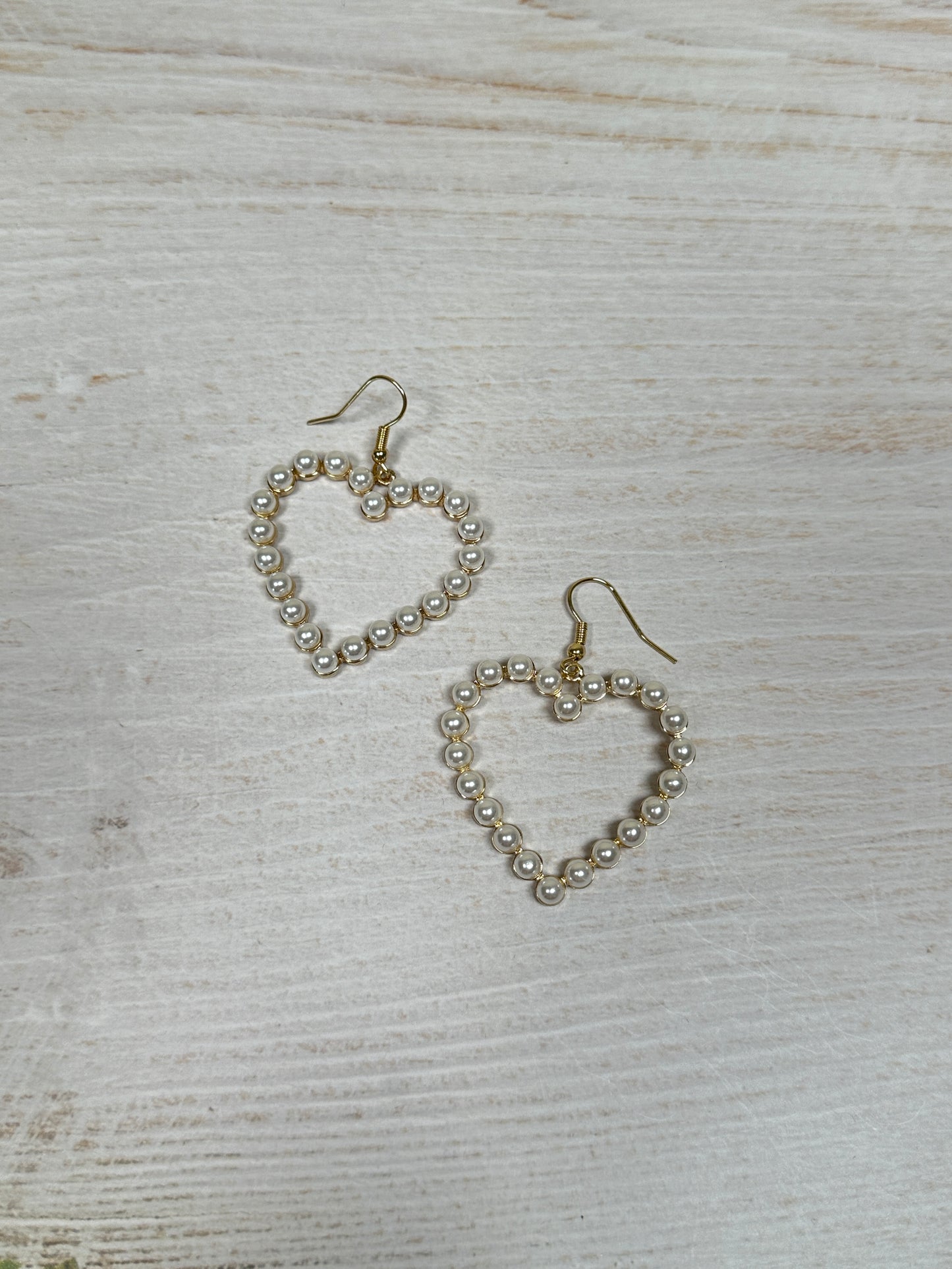 Heart Pearl Earring