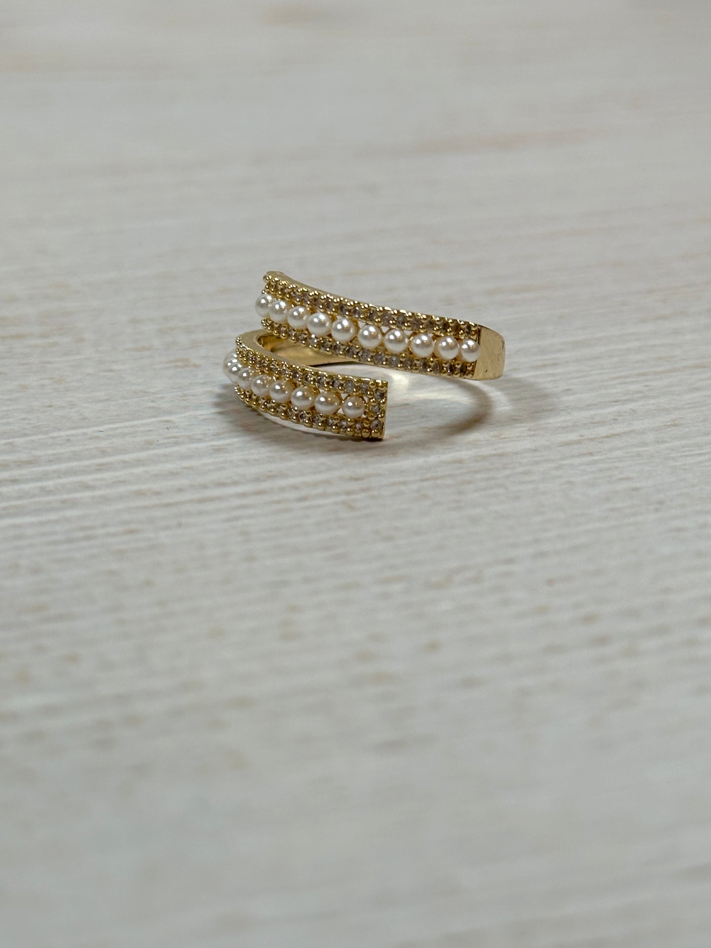 Quality Pearl Adjustable Ring