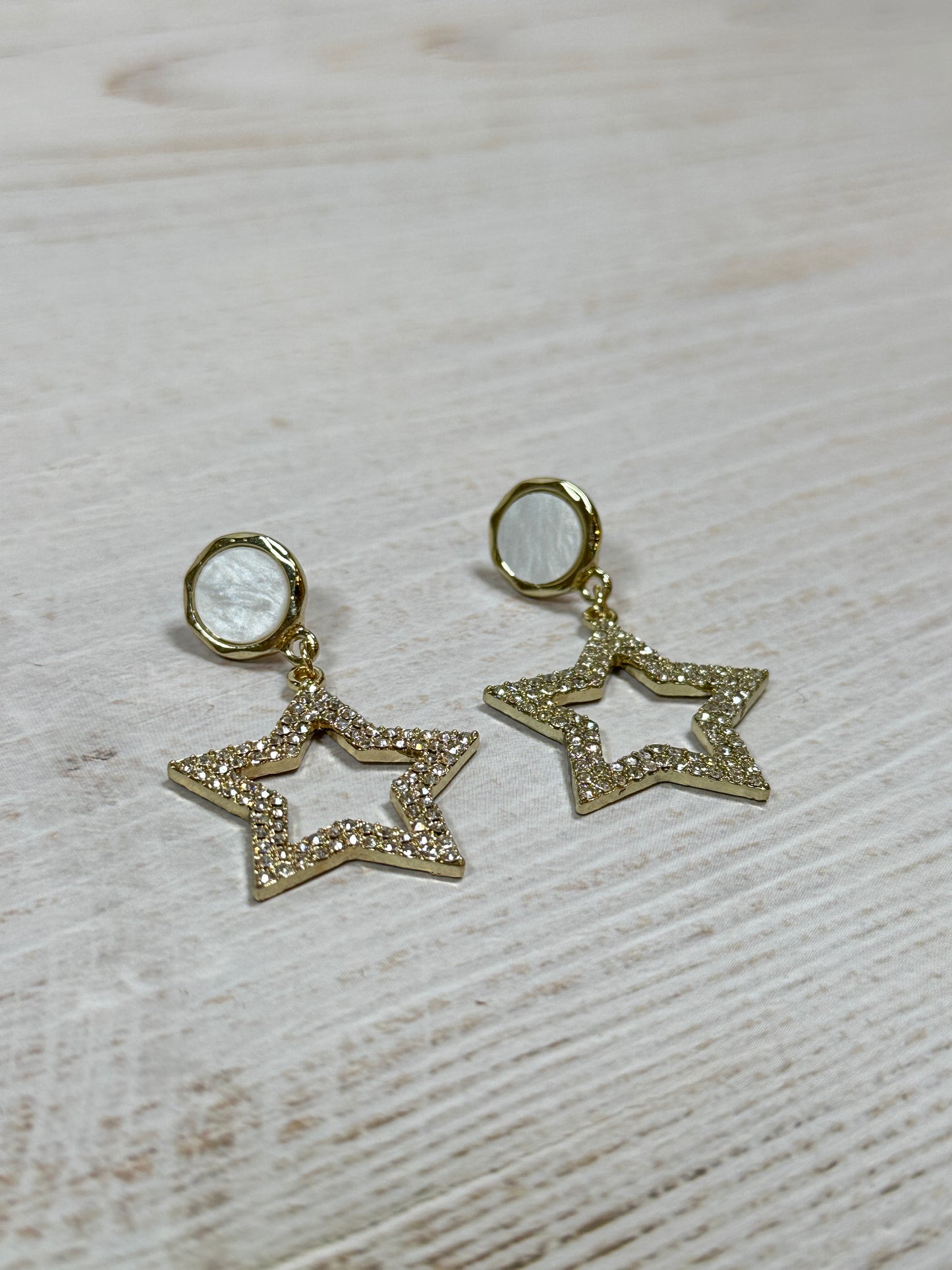 Star Cubic Zirconia Earring