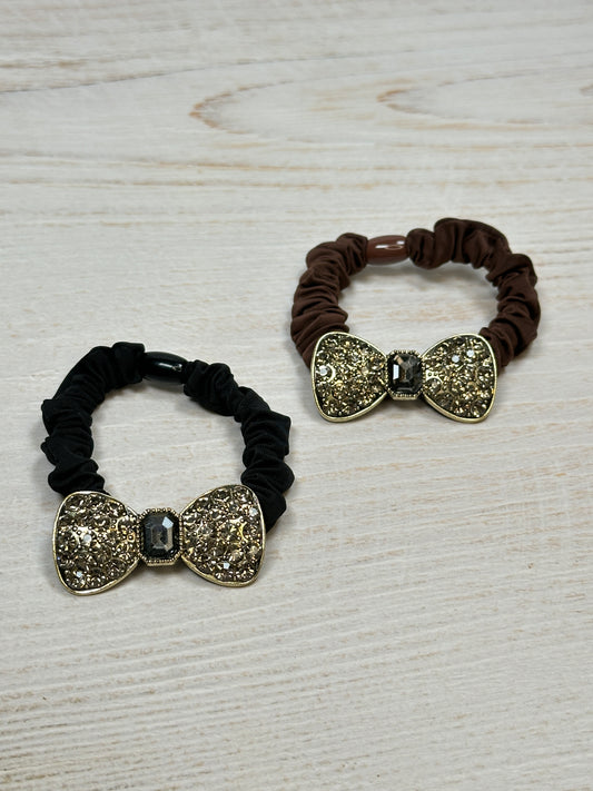 Hair Tie with Bow, 2 PCS