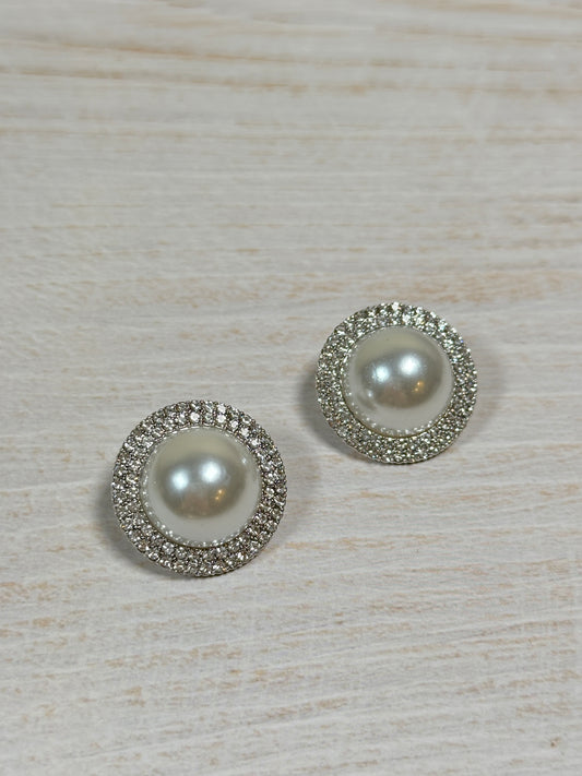 Fashion Pearl Cubic Zirconia Earring