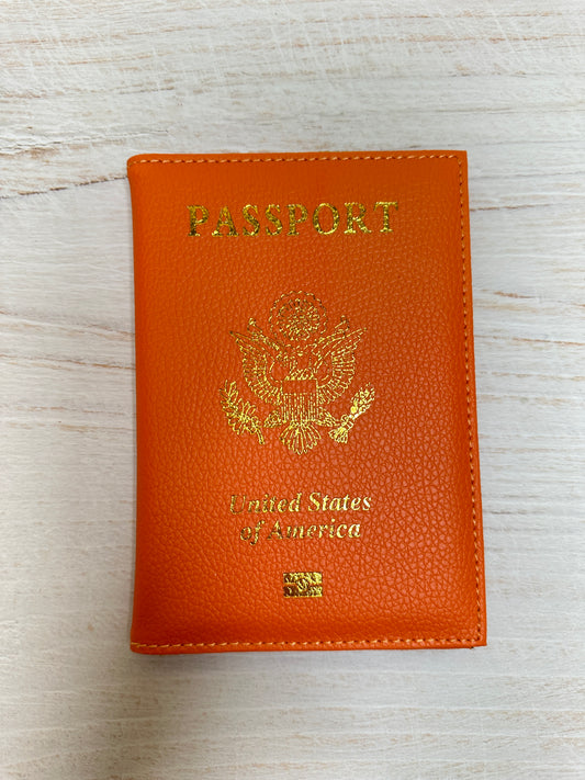 Passport Cover, Coral