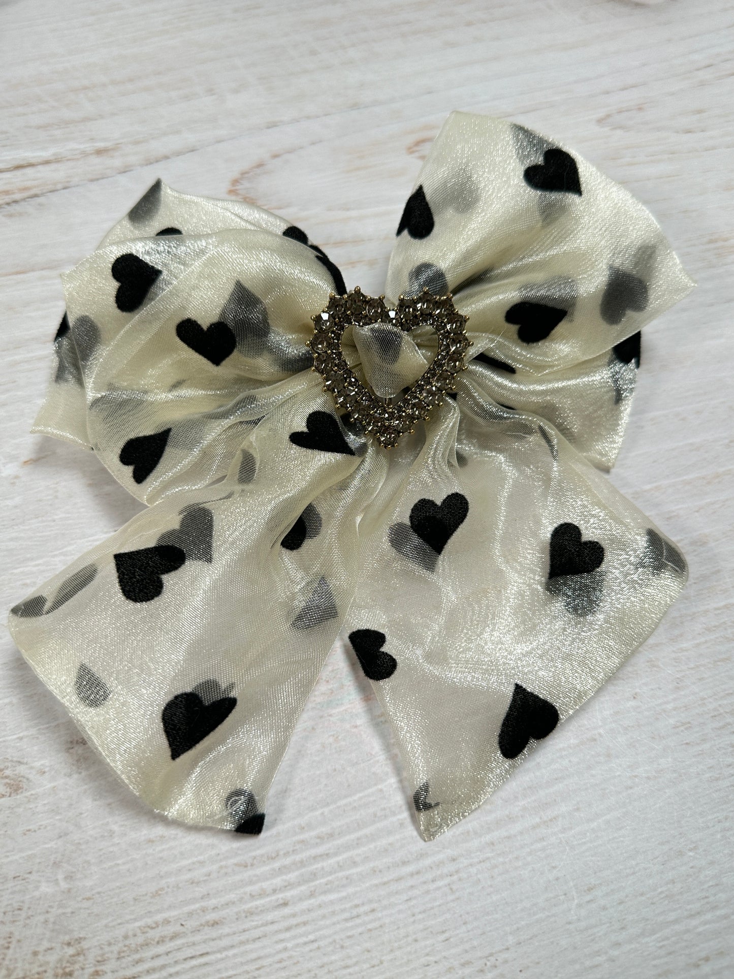 Heart Bow Clip, More Colors