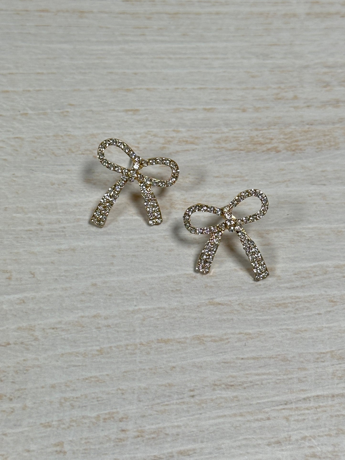 Fashion Bow Crystal Earring