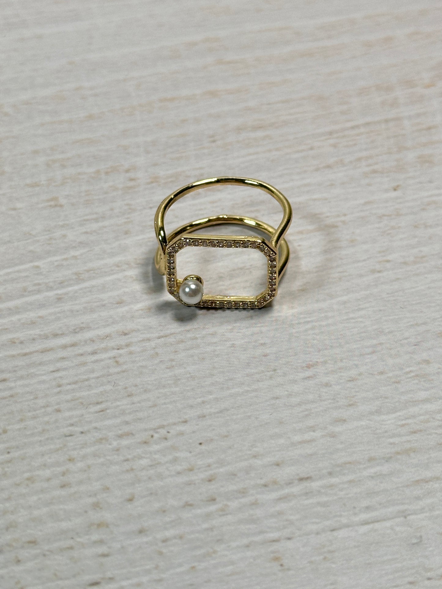 Stylish Adjustable Ring Geometry Shape