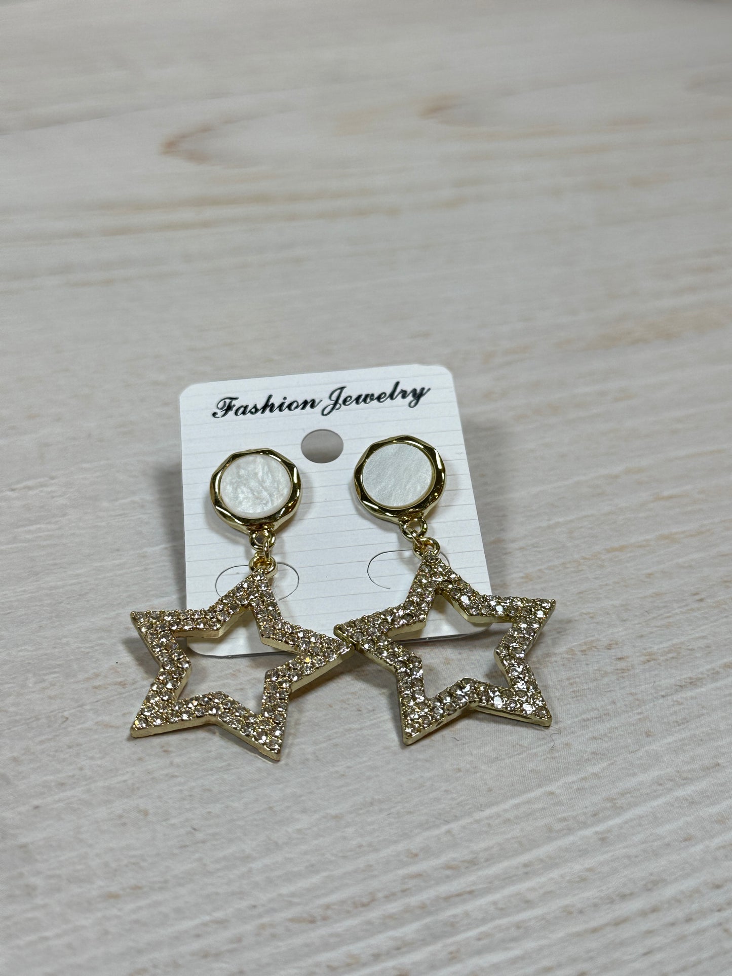 Star Cubic Zirconia Earring