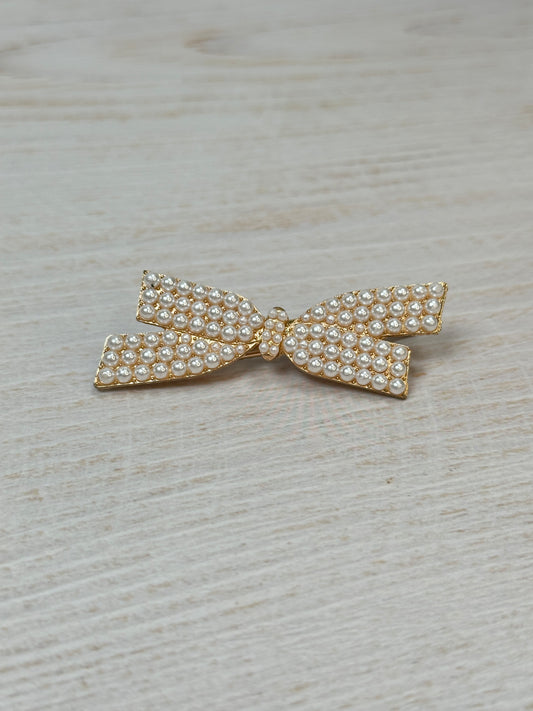 Pearl Bow Hair Pin